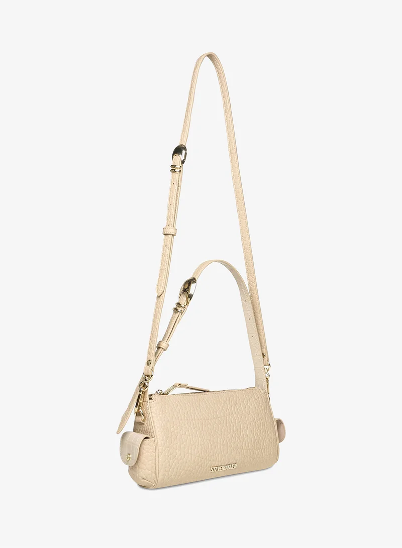 STEVE MADDEN  Croc-Effect Elephant Grain PU Shoulder Bag for Women | Best Price UAE